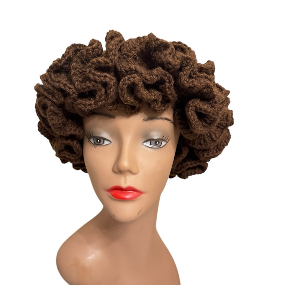 Fresh off the hook. Crochet Ruffle hat